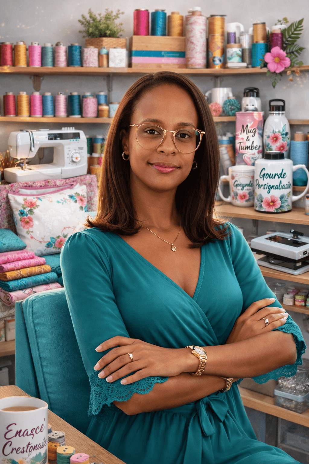 L'artisane au travail